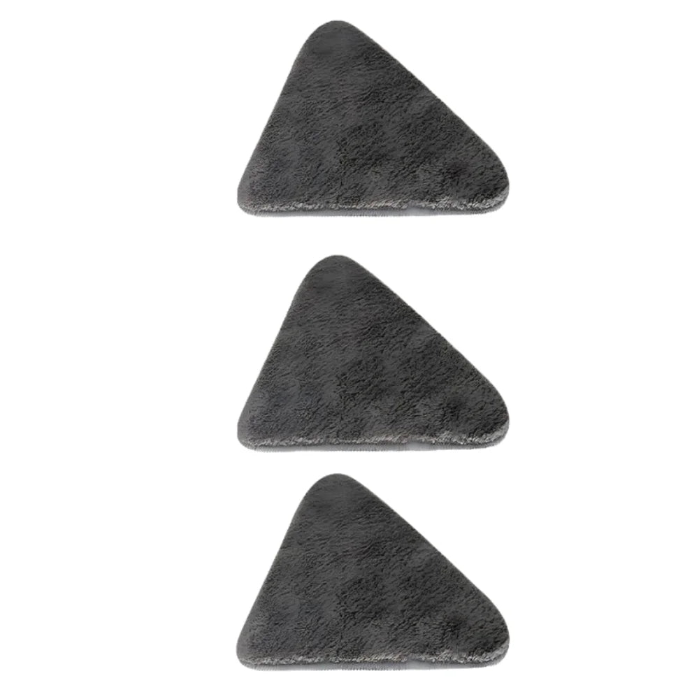 Kit Mop Esfregão Rodo Limpeza, Esfregão Triangulo Ajustável Giratório 360° + 3 refis