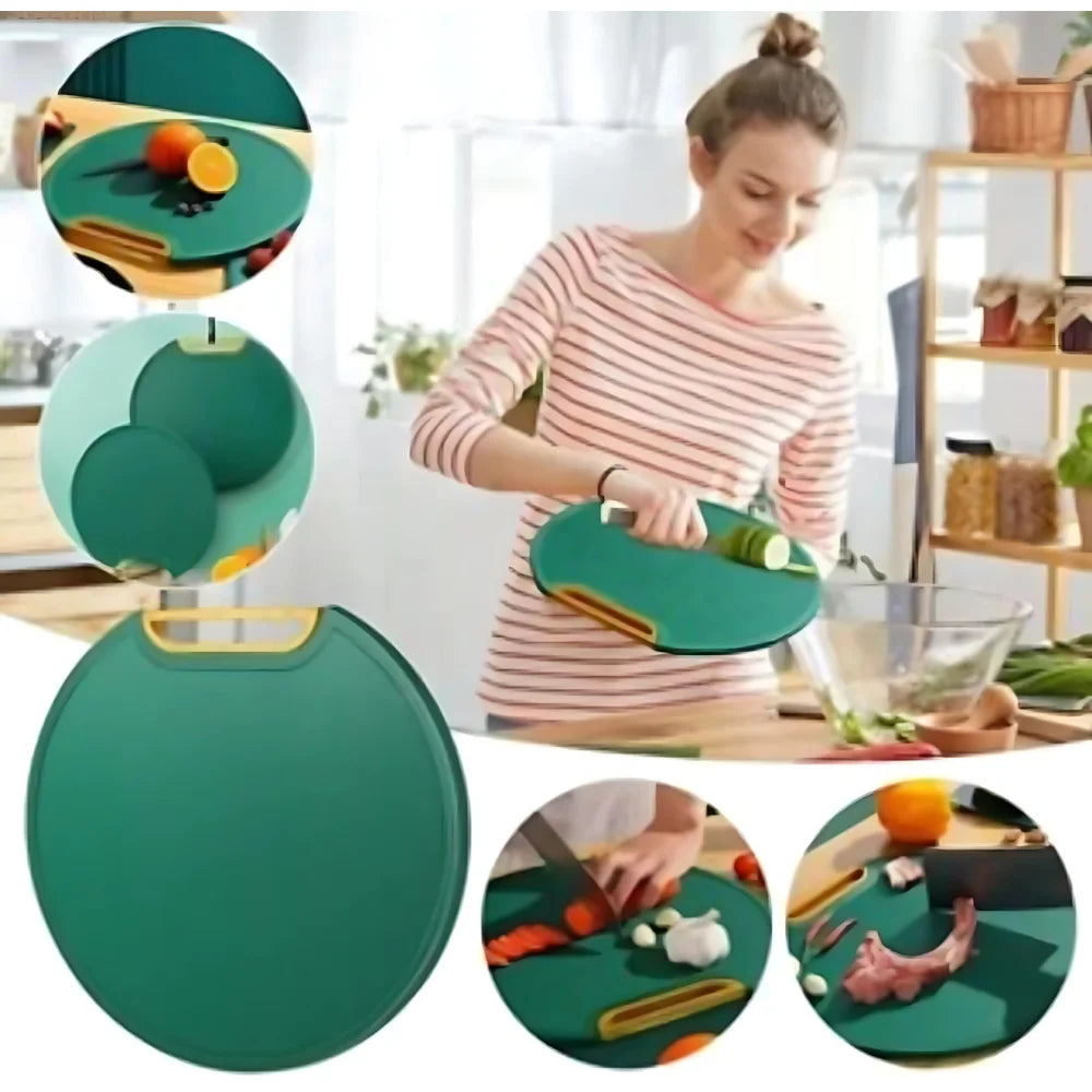 Tábua de Corte Antibacteriana À Prova De Mofo Com Alça anti-rachaduras, de cozinha.
