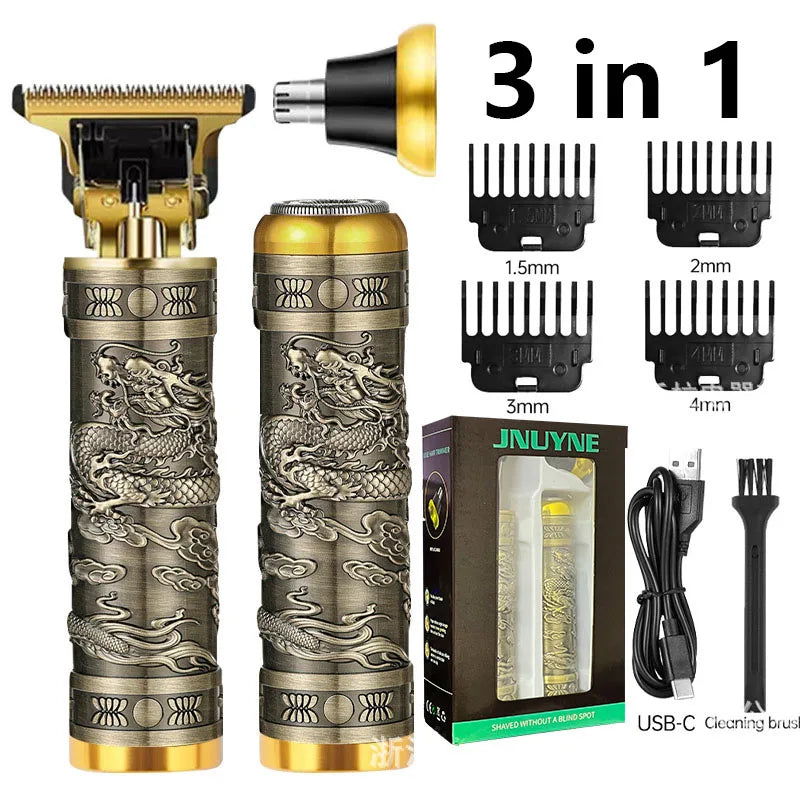 Profissional Aparador De Cabelo Elétrico Sem Fio, Impermeável, Recarregável,barbeador facíl de manuzear.