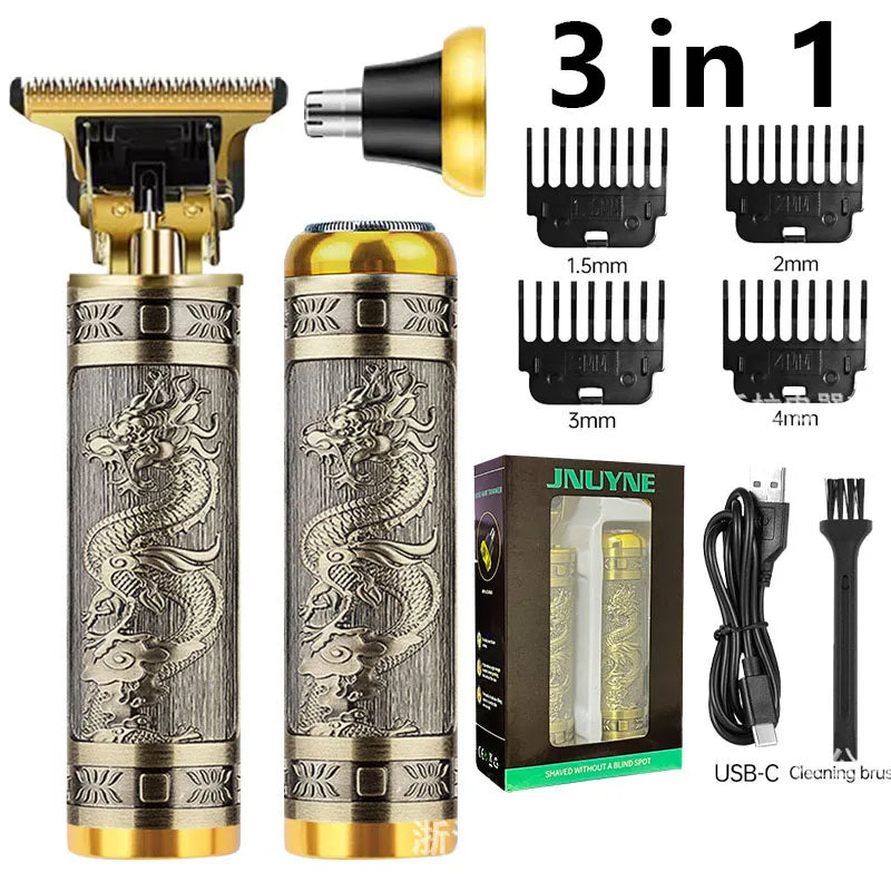 Profissional Aparador De Cabelo Elétrico Sem Fio, Impermeável, Recarregável,barbeador facíl de manuzear.