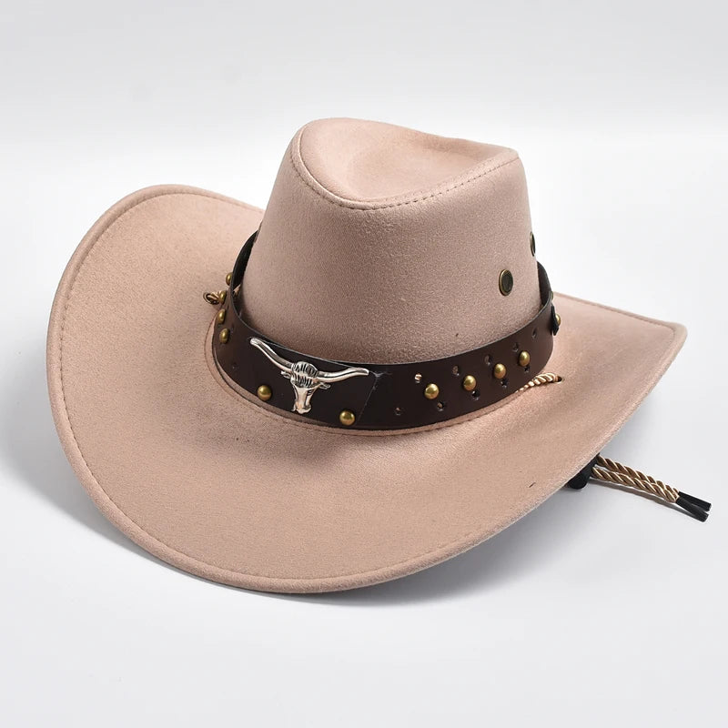 Chapéus de cowboy,camurça para todos os gostos.