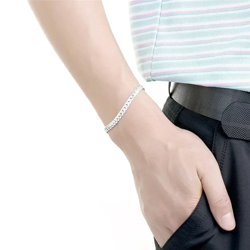 Kit Elevação Style — Cordão + Pulseira em Prata 925 para Homens de Presença.