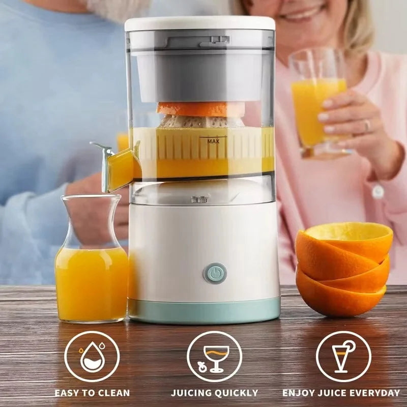 Extrator de frutas totalmente automático, espremedor doméstico portátil, máquina de separação de resíduos, espiral bidirecional, copo espremedor de frutas