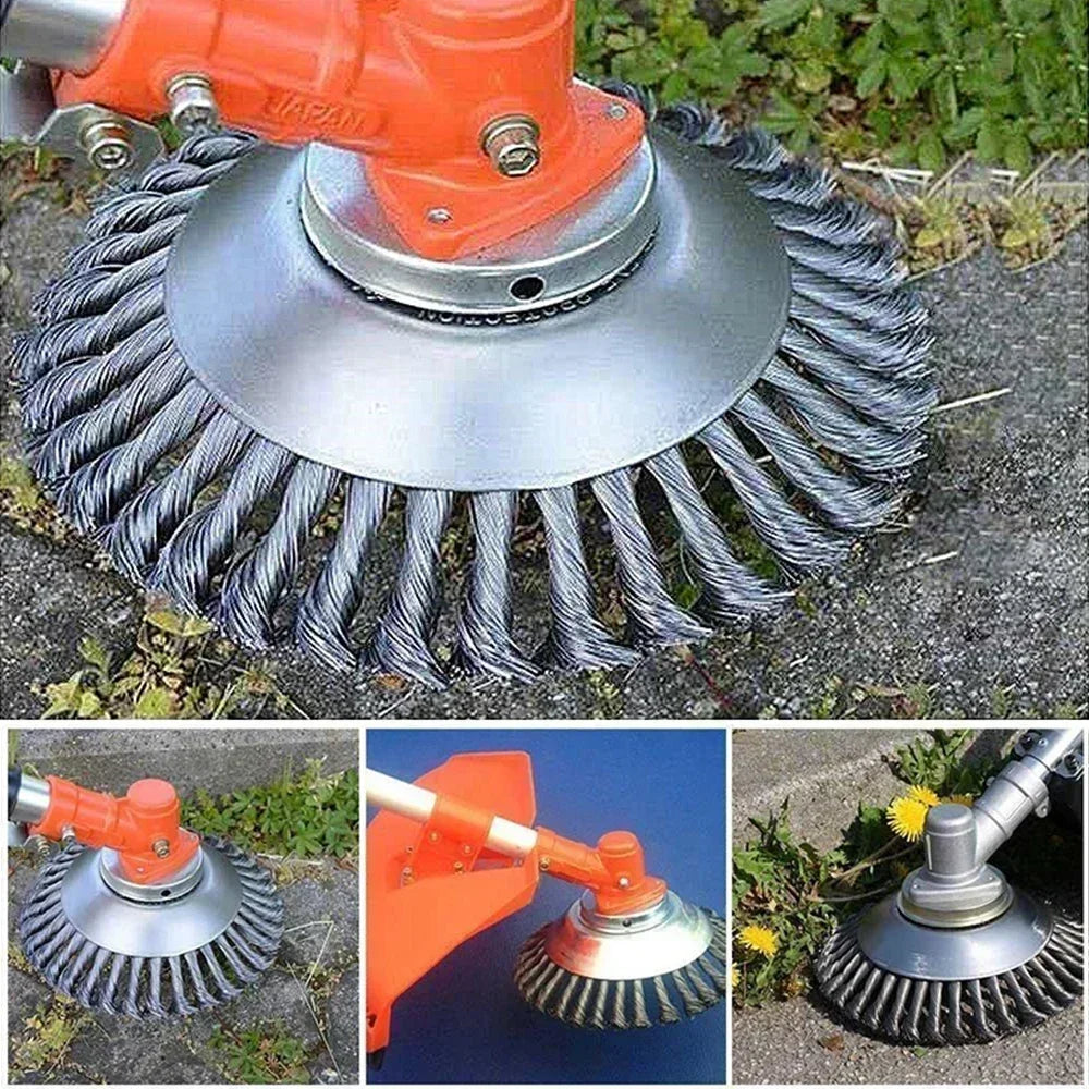 Disco de Escova de Aço para Roçadeira - SteelBrush.