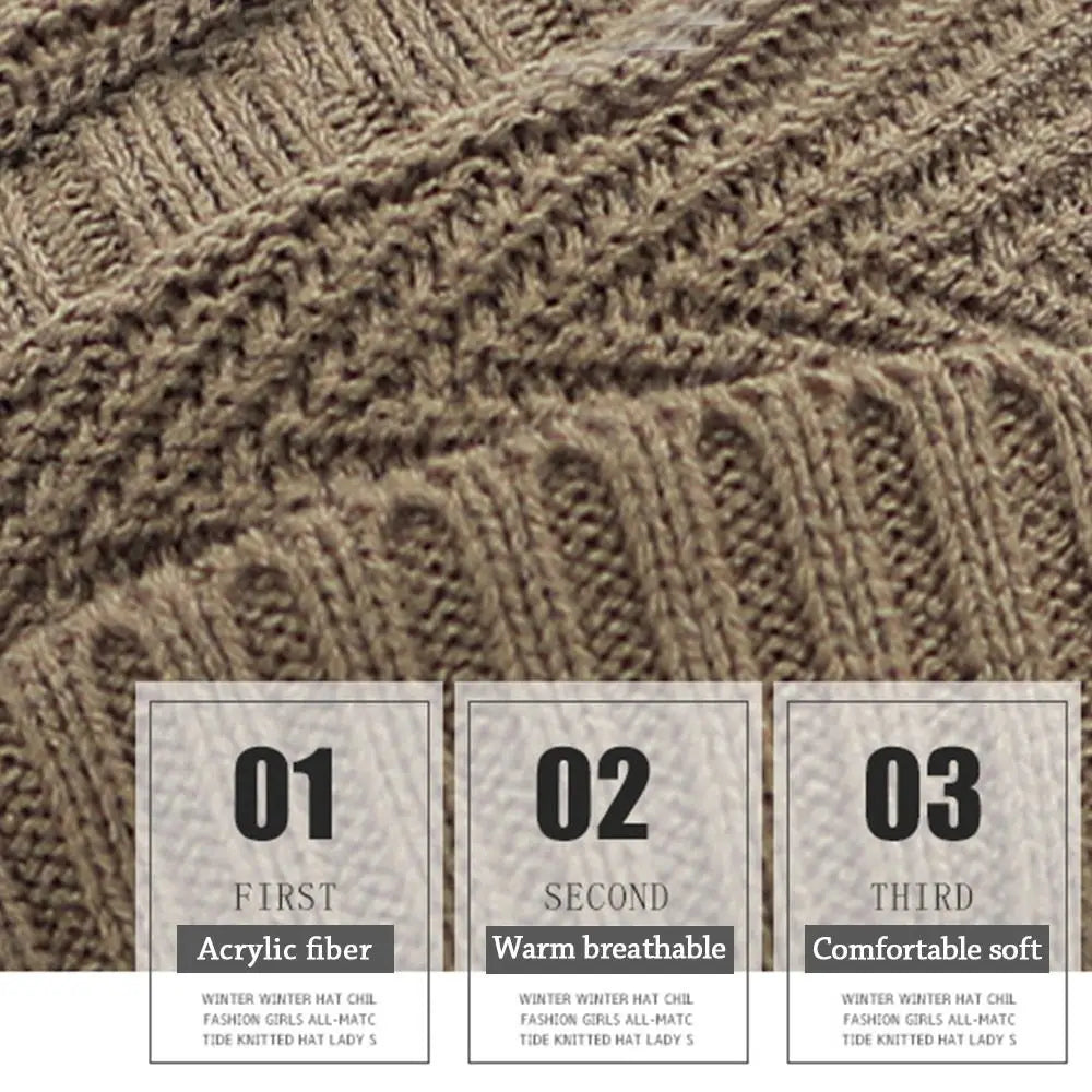 Masculino e feminino inverno gorro cachecol casual lã térmica macio quente balaclava lã,pescoço mais quente perfeito pro inverno.