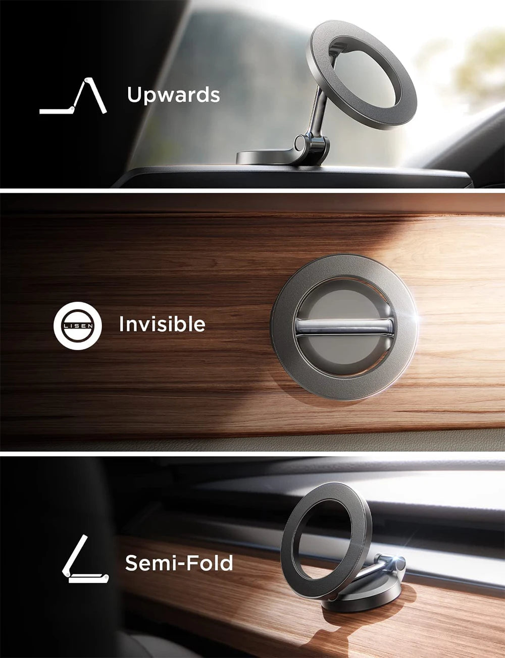 Magsafe Suporte de telefones para carros,super móvel facil para mexer.