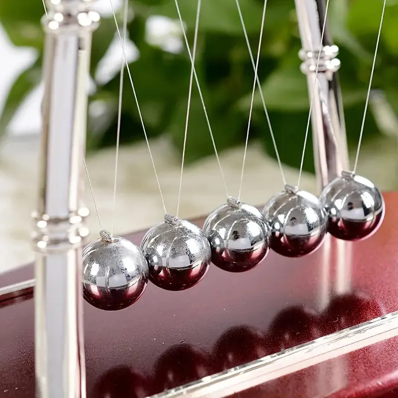 bolas de aço movimento perpétuo colisão,pêndulo brinquedo decoração para casa