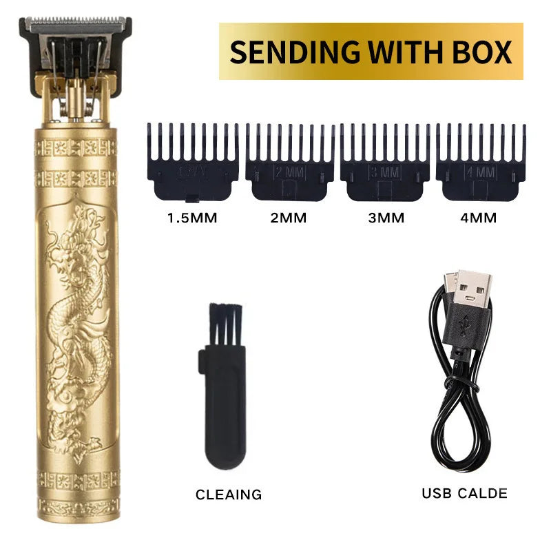 Profissional Aparador De Cabelo Elétrico Sem Fio, Impermeável, Recarregável,barbeador facíl de manuzear.