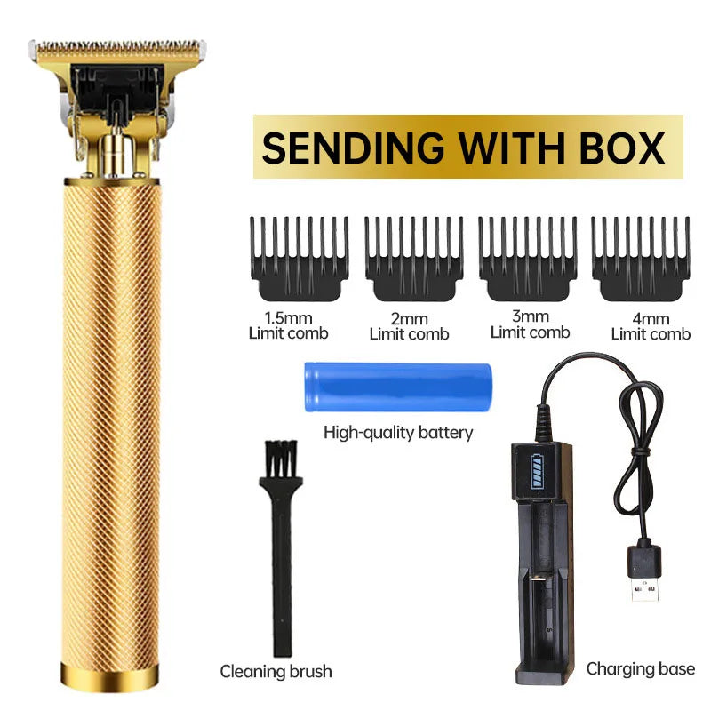 Profissional Aparador De Cabelo Elétrico Sem Fio, Impermeável, Recarregável,barbeador facíl de manuzear.