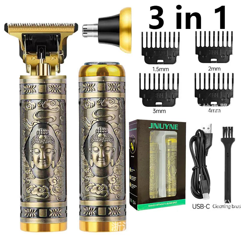 Profissional Aparador De Cabelo Elétrico Sem Fio, Impermeável, Recarregável,barbeador facíl de manuzear.