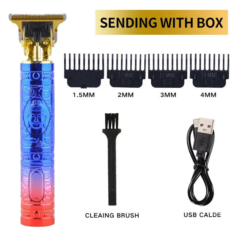 Profissional Aparador De Cabelo Elétrico Sem Fio, Impermeável, Recarregável,barbeador facíl de manuzear.