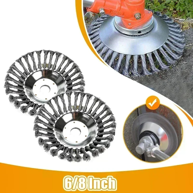 Disco de Escova de Aço para Roçadeira - SteelBrush.
