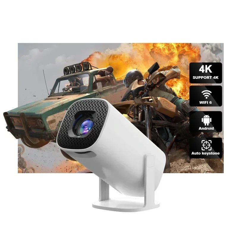Transforme sua casa em um verdadeiro cinema com o Projetor LED Salange-P30 720P - Compatível com Android e iOS.