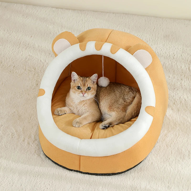 Cama de Gato no estilo cesta super confortável um sono melhor para seu pet ele merece.
