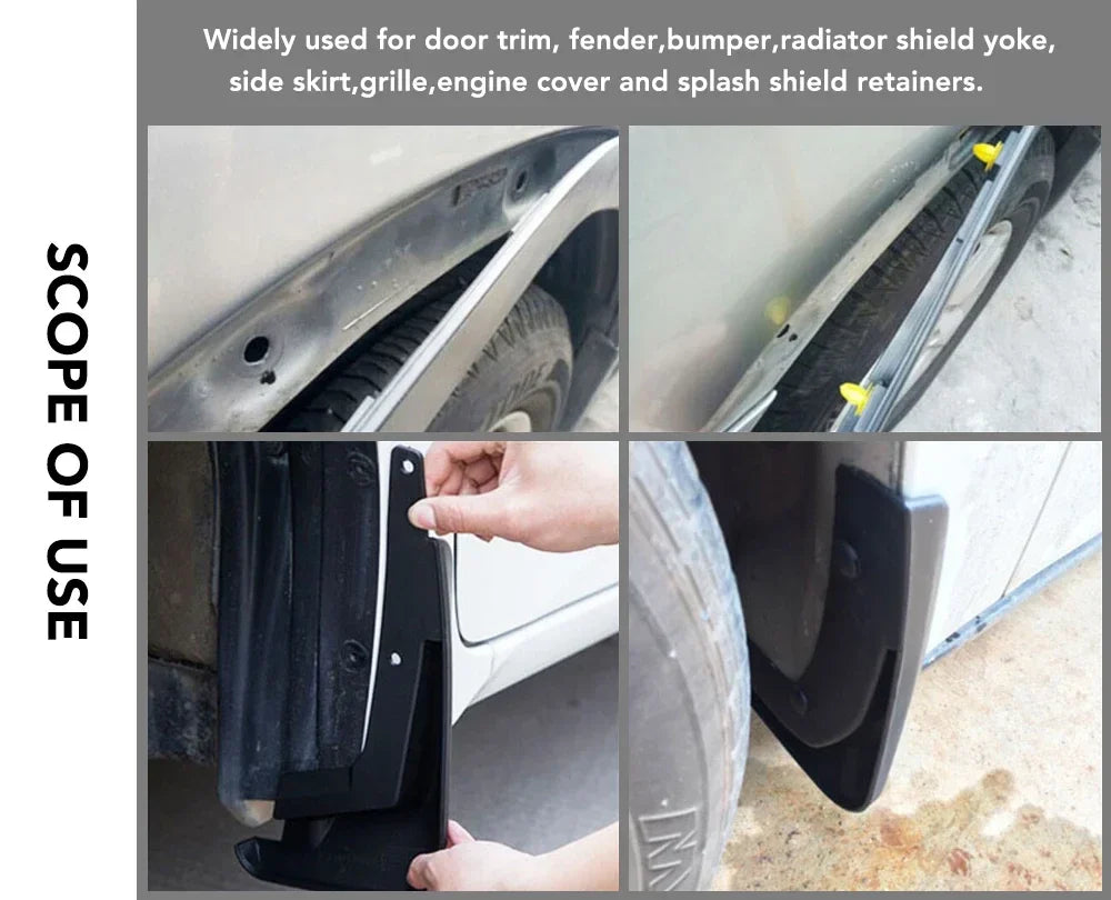 Kit com 100 Parafusos Fixadores para Carro + Caixa Organizadora - FixedCar