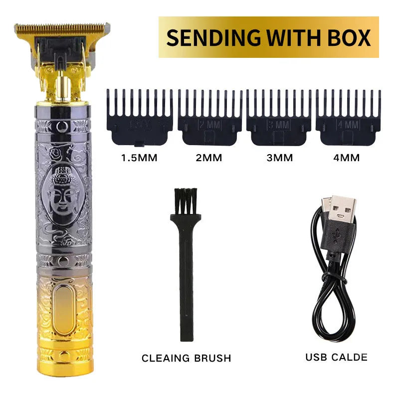 Profissional Aparador De Cabelo Elétrico Sem Fio, Impermeável, Recarregável,barbeador facíl de manuzear.