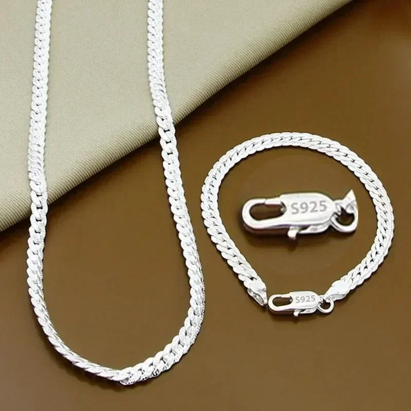 Kit Elevação Style — Cordão + Pulseira em Prata 925 para Homens de Presença.