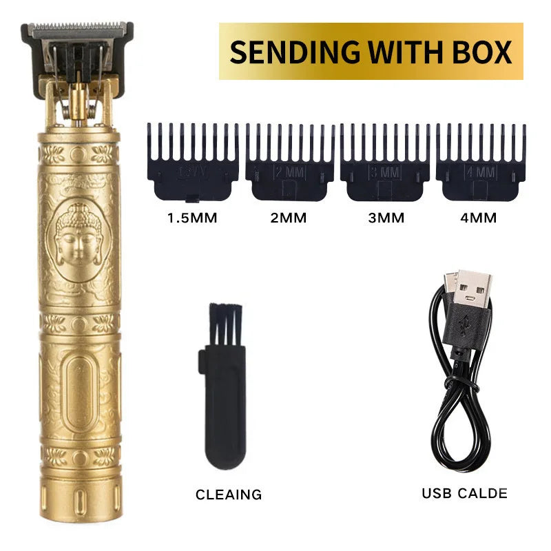 Profissional Aparador De Cabelo Elétrico Sem Fio, Impermeável, Recarregável,barbeador facíl de manuzear.