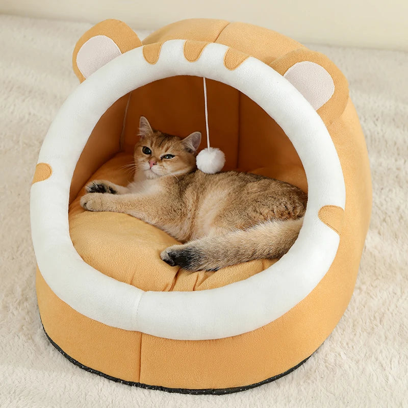 Cama de Gato no estilo cesta super confortável um sono melhor para seu pet ele merece.