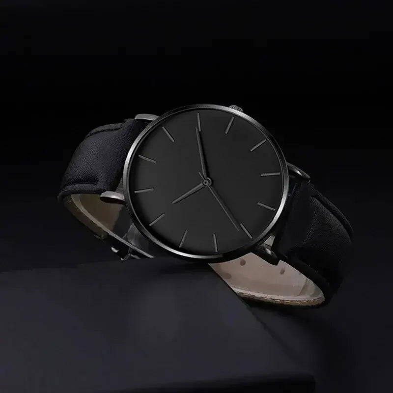 5 pçs conjunto moda masculina relógios esportivos homem negócios quartzo relógio de pulso luxo pulseira de couro masculino relógio casual