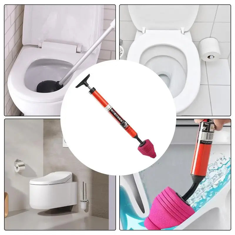 Êmbolo de alta pressão para desbloquear um tiro, êmbolo de tubo de vaso sanitário, removedor de entupimento de drenagem, ferramenta de encanamento, desbloqueio de dragagem de esgoto