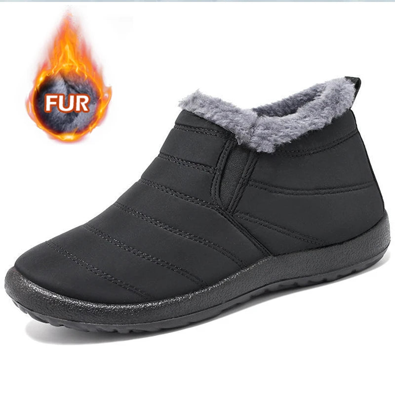 Bota Casual Impermeável Forrada Inverno unisex