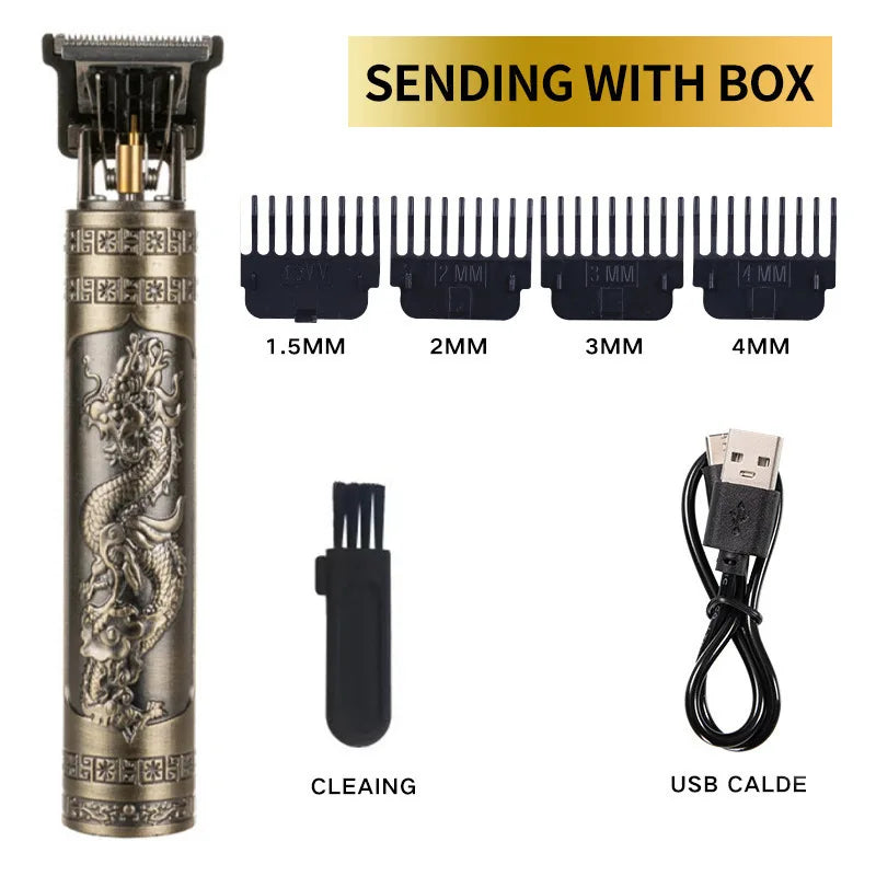 Profissional Aparador De Cabelo Elétrico Sem Fio, Impermeável, Recarregável,barbeador facíl de manuzear.