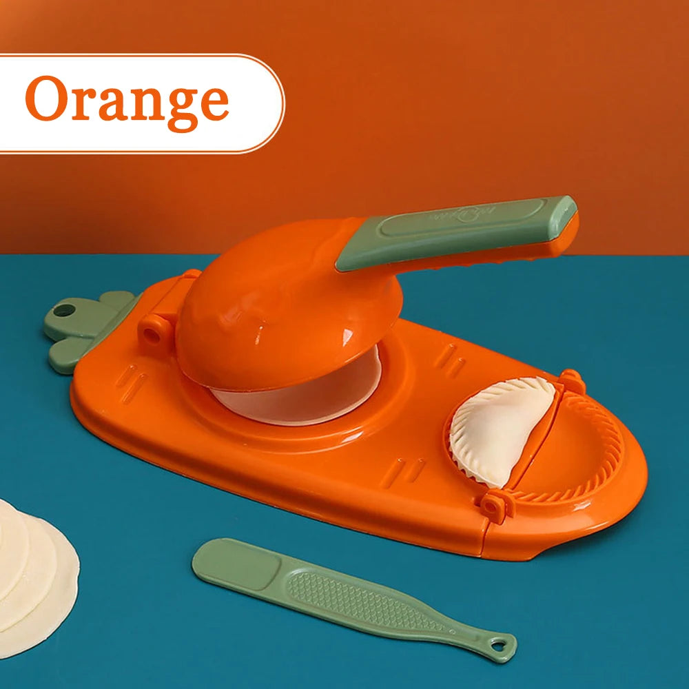 Máquina de bolinho dois em um, artesanal, molde de pele, massa, ferramenta de pressão manual, acessórios para máquina de bolinho de pastelaria