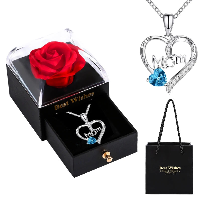 O presente perfeito para emocionar quem você ama: uma rosa eterna, uma joia delicada e uma mensagem inesquecível em um só lugar.