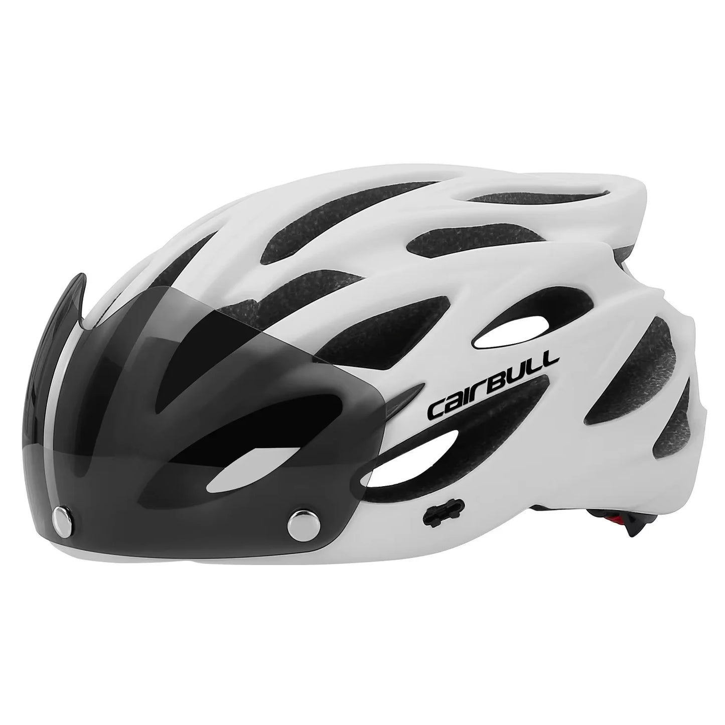 Capacete Ciclismo com Luz Traseira e Viseira Magnética Masculino/Feminino Cairbull