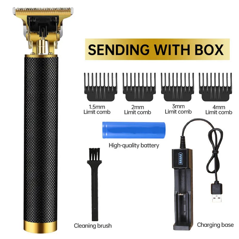 Profissional Aparador De Cabelo Elétrico Sem Fio, Impermeável, Recarregável,barbeador facíl de manuzear.