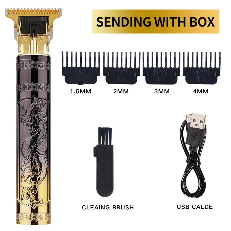 Profissional Aparador De Cabelo Elétrico Sem Fio, Impermeável, Recarregável,barbeador facíl de manuzear.