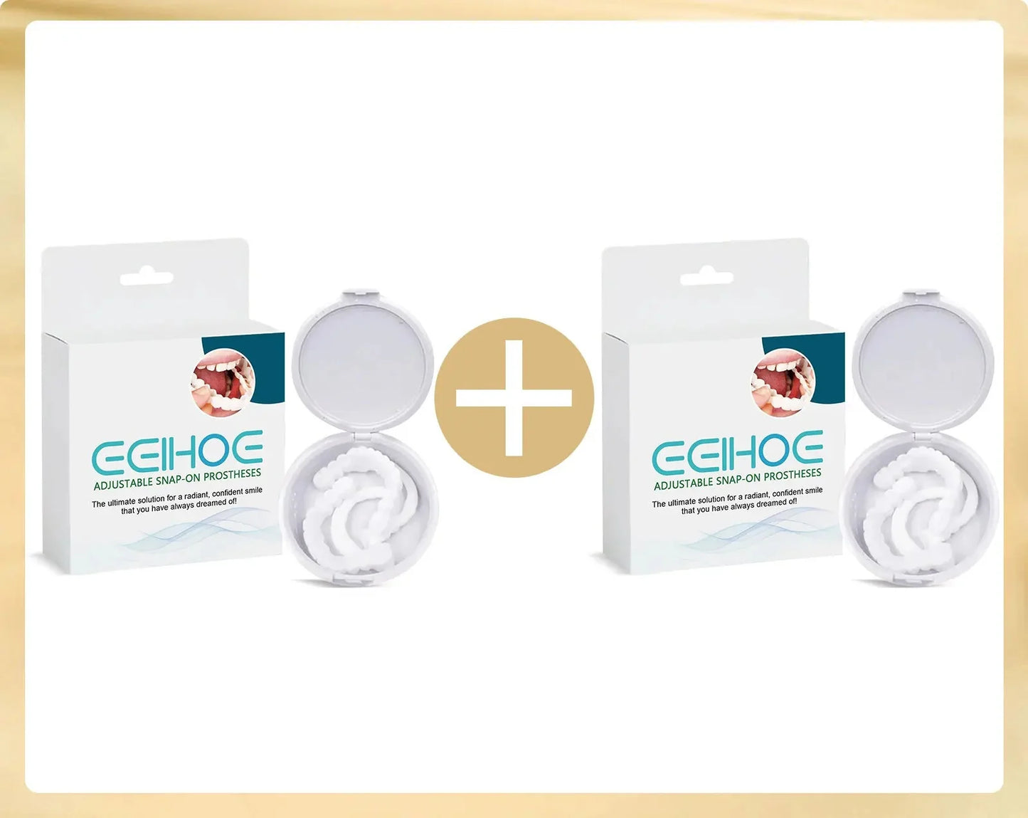 Facetas Dentárias Naturais,Elegante Branco Silicone Dentes Ferramenta Temporária Sorriso Perfeito Superior Inferior Falso