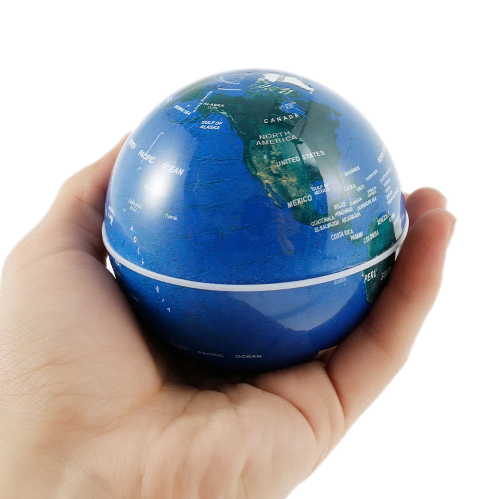 Globo de levitação flutuante magnética led mapa do mundo lâmpada antigravidade eletrônica.