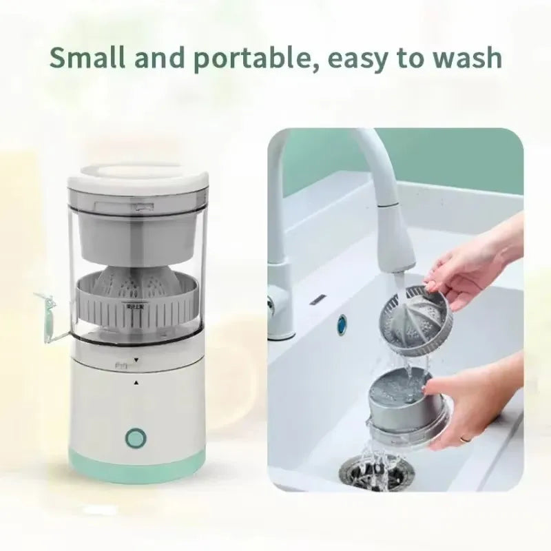 Extrator de frutas totalmente automático, espremedor doméstico portátil, máquina de separação de resíduos, espiral bidirecional, copo espremedor de frutas