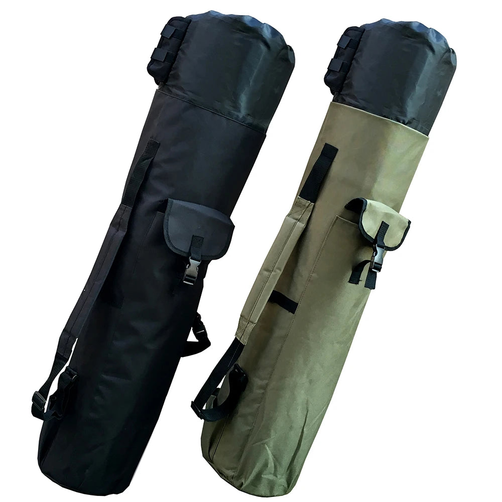 Multifuncional Pesca Rod Bag, Equipamento de pesca Bag, grande capacidade, Oxford Reel Gear Storage Case, pacote dobrável, 24x110cm