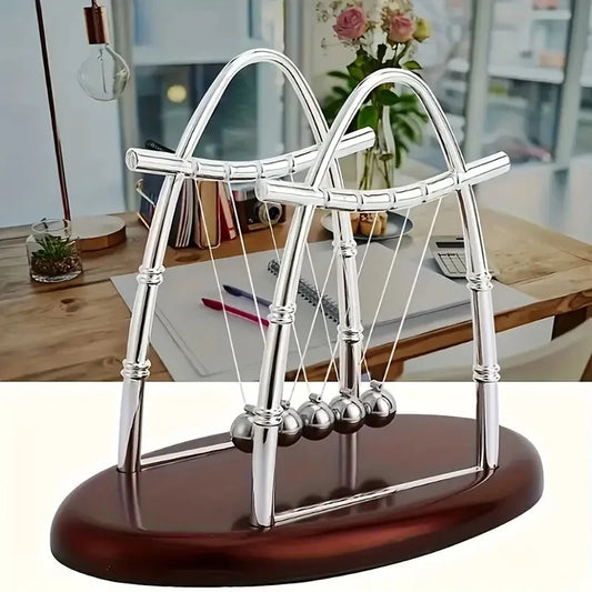 bolas de aço movimento perpétuo colisão,pêndulo brinquedo decoração para casa