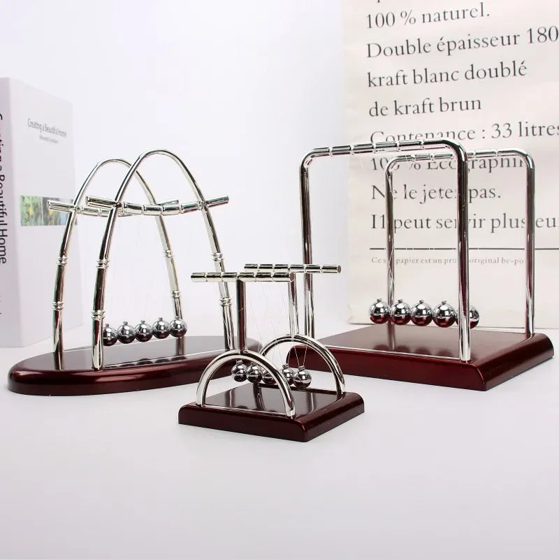 bolas de aço movimento perpétuo colisão,pêndulo brinquedo decoração para casa