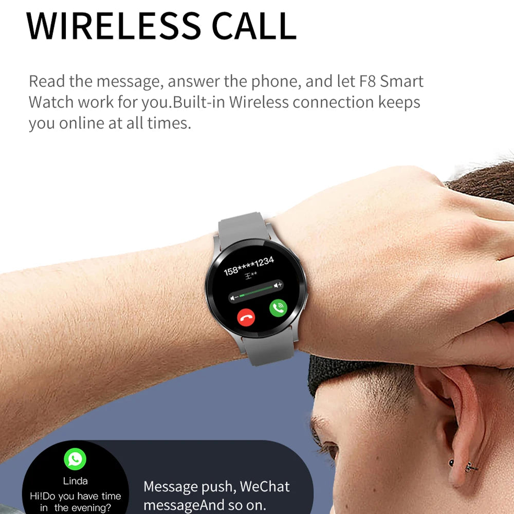 Relógio inteligente para homens e mulheres presente tela de toque completa esporte relógios fitness bt chamada digital smartwatch relógio de pulso