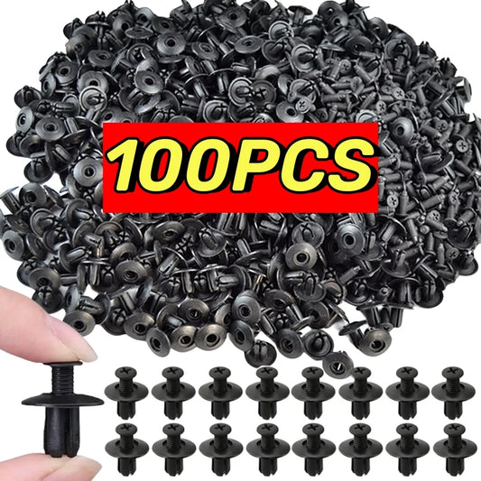Kit com 100 Parafusos Fixadores para Carro + Caixa Organizadora - FixedCar